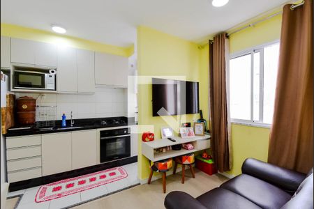 Sala de apartamento para alugar com 2 quartos, 34m² em Vila São João, Guarulhos