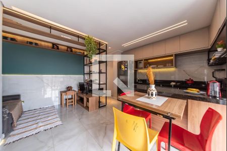 Sala de apartamento para alugar com 2 quartos, 60m² em Fundação, São Caetano do Sul