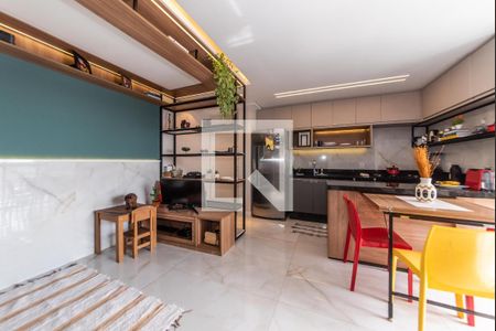 Sala de apartamento para alugar com 2 quartos, 60m² em Fundação, São Caetano do Sul