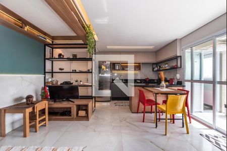 Sala de apartamento para alugar com 2 quartos, 60m² em Fundação, São Caetano do Sul