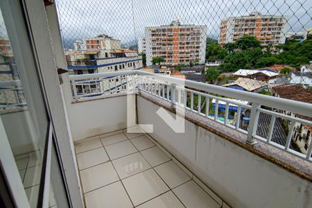 varanda de apartamento para alugar com 4 quartos, 126m² em Pechincha, Rio de Janeiro