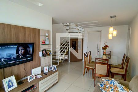 sala de apartamento para alugar com 4 quartos, 126m² em Pechincha, Rio de Janeiro
