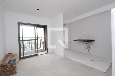 Sala/Cozinha de apartamento à venda com 2 quartos, 48m² em Vila Independência, 