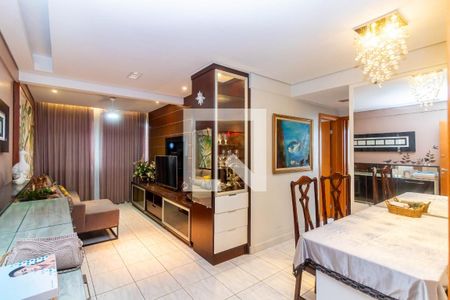 Sala de apartamento à venda com 2 quartos, 60m² em União, Belo Horizonte