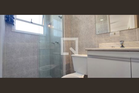 Banheiro Quarto 1 suíte de apartamento à venda com 2 quartos, 51m² em Vila America, Santo André