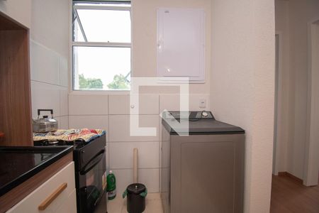lavanderia de apartamento à venda com 2 quartos, 53m² em Feitoria, São Leopoldo