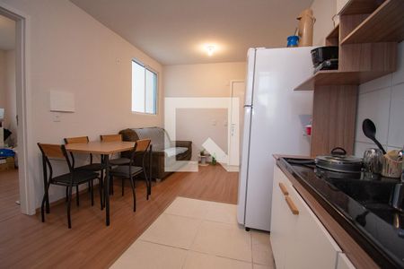 cozinha/sala de apartamento à venda com 2 quartos, 53m² em Feitoria, São Leopoldo