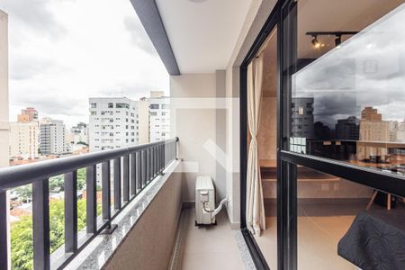 Varanda de apartamento para alugar com 1 quarto, 27m² em Pinheiros, São Paulo