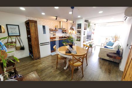 Sala de apartamento para alugar com 1 quarto, 52m² em Ponta da Praia, Santos