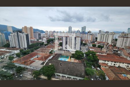 Vista da Sala de apartamento para alugar com 1 quarto, 52m² em Ponta da Praia, Santos