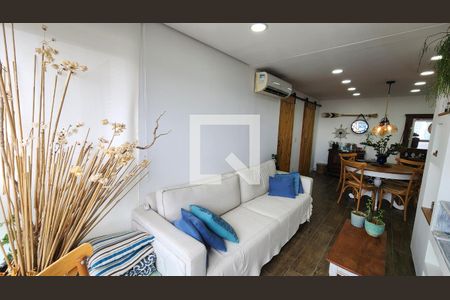 Sala de apartamento para alugar com 1 quarto, 52m² em Ponta da Praia, Santos