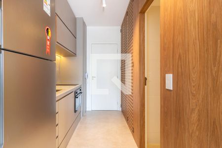 Cozinha de kitnet/studio para alugar com 1 quarto, 24m² em Vila Olímpia, São Paulo