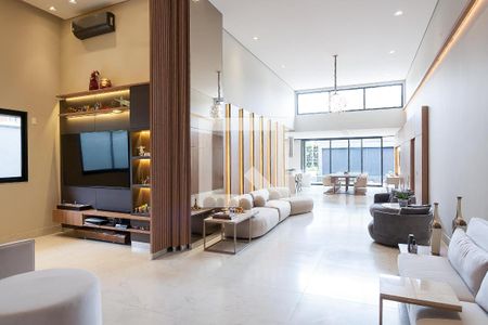 sala de casa de condomínio à venda com 4 quartos, 320m² em Alphaville, Nova Lima