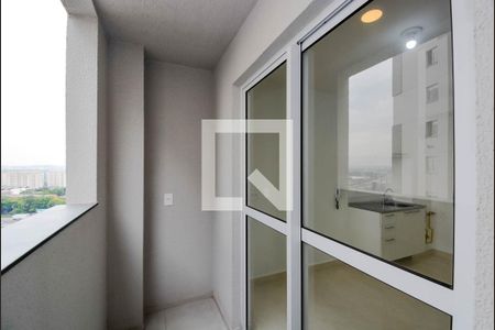 Varanda da Sala de apartamento para alugar com 1 quarto, 27m² em Vila das Bandeiras, Guarulhos