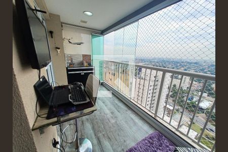 Varanda de apartamento à venda com 1 quarto, 45m² em Fazenda Morumbi, São Paulo