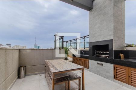 Área comum - Churrasqueira de apartamento para alugar com 1 quarto, 37m² em Vila Mariana, São Paulo