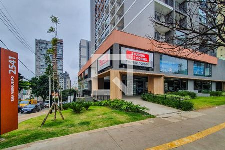 Studio à venda com 28m², 1 quarto e sem vagaFachada