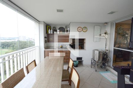 Varanda gourmet de apartamento para alugar com 4 quartos, 221m² em Jardim Taquaral, São Paulo