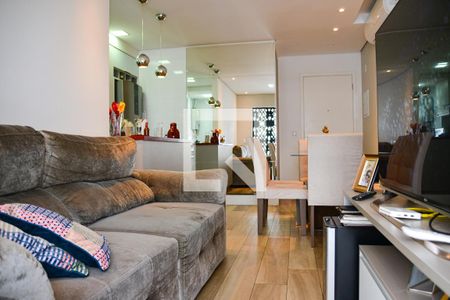 Sala  de apartamento à venda com 2 quartos, 63m² em Osvaldo Cruz, São Caetano do Sul