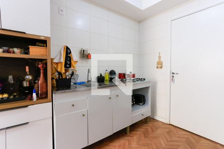 Cozinha de kitnet/studio à venda com 1 quarto, 28m² em Ferreira, São Paulo