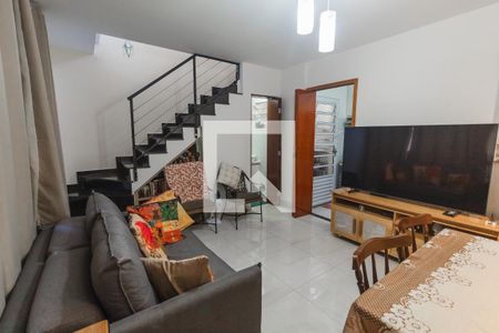 Sala de casa de condomínio à venda com 2 quartos, 69m² em Vila Dom Pedro Ii, São Paulo