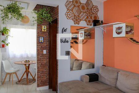 Sala de apartamento à venda com 2 quartos, 73m² em Nova Gerti, São Caetano do Sul