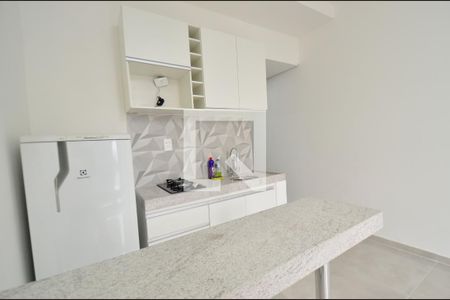 Cozinha de kitnet/studio para alugar com 1 quarto, 29m² em Santo Agostinho, Belo Horizonte
