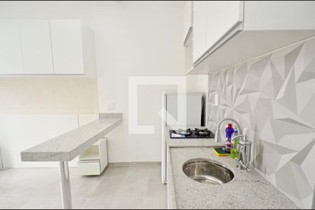 Cozinha de kitnet/studio para alugar com 1 quarto, 29m² em Santo Agostinho, Belo Horizonte