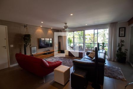 Sala de apartamento à venda com 4 quartos, 168m² em Brooklin, São Paulo