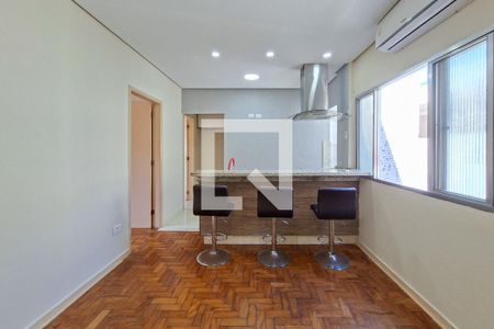 Sala de apartamento para alugar com 2 quartos, 50m² em Canto do Forte, Praia Grande
