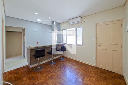 Sala de apartamento para alugar com 2 quartos, 50m² em Canto do Forte, Praia Grande