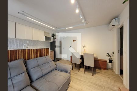 Salas de apartamento à venda com 1 quarto, 40m² em Cambuí, Campinas