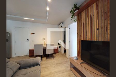 Salas de apartamento à venda com 1 quarto, 40m² em Cambuí, Campinas
