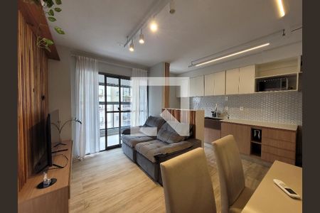 Salas de apartamento à venda com 1 quarto, 40m² em Cambuí, Campinas