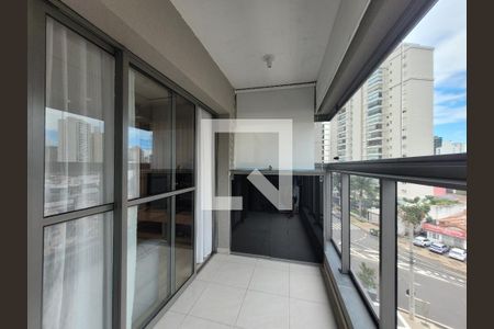 Área de Serviço-Sacada de apartamento para alugar com 1 quarto, 40m² em Cambuí, Campinas