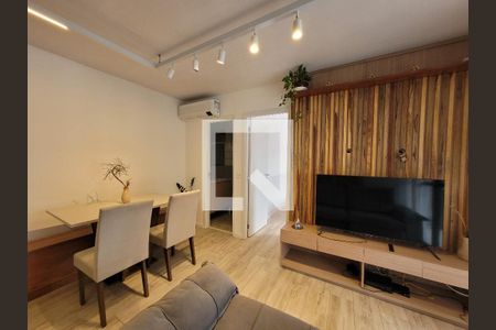 Salas de apartamento à venda com 1 quarto, 40m² em Cambuí, Campinas