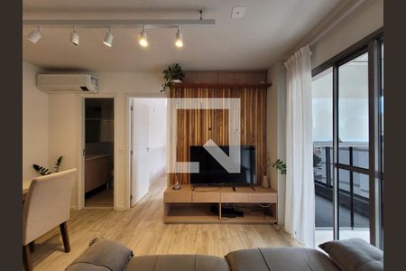 Salas de apartamento à venda com 1 quarto, 40m² em Cambuí, Campinas