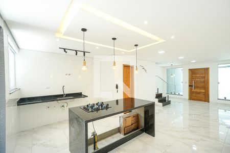 Sala e cozinha de casa à venda com 3 quartos, 250m² em Vila Gomes Cardim, São Paulo