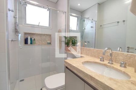 Banheiro Suíte de apartamento à venda com 3 quartos, 93m² em Swiss Park, Campinas