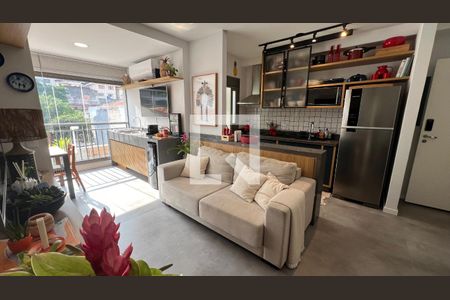 Sala de TV de apartamento para alugar com 1 quarto, 67m² em Jardim Vera Cruz, São Paulo