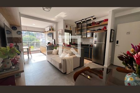 Sala de TV de apartamento para alugar com 1 quarto, 67m² em Jardim Vera Cruz, São Paulo