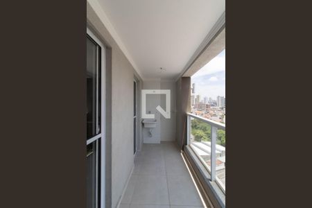 Studio à venda com 34m², 1 quarto e 1 vagaVaranda