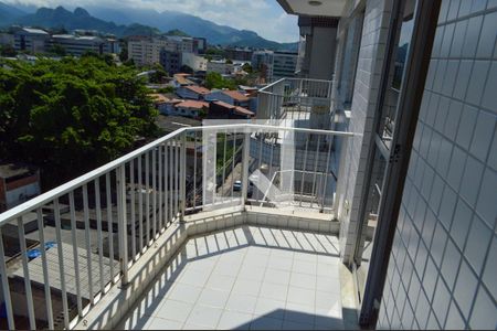 Varanda da Sala 1 de apartamento para alugar com 2 quartos, 163m² em Taquara, Rio de Janeiro