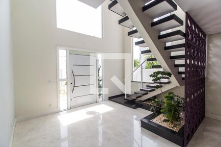 Hall de entrada de casa de condomínio para alugar com 4 quartos, 400m² em Alphaville, Santana de Parnaíba