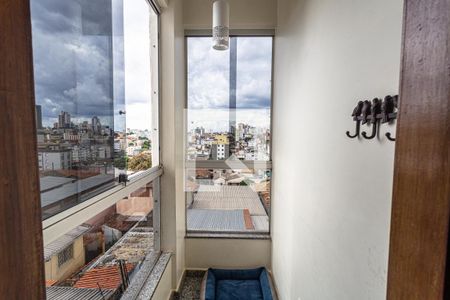 Varanda da Suíte de apartamento à venda com 3 quartos, 92m² em Sagrada Família, Belo Horizonte