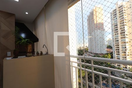 Varanda da Sala de apartamento à venda com 3 quartos, 77m² em Jardim Avelino, São Paulo