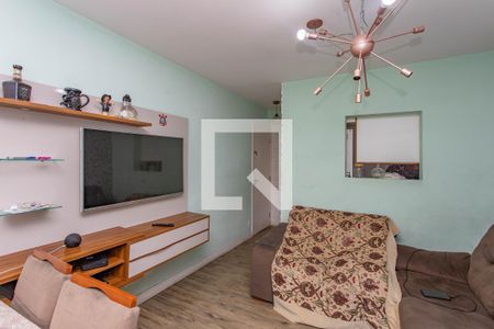 Sala  de apartamento à venda com 3 quartos, 63m² em Piraporinha, Diadema
