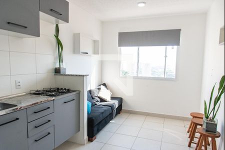 Sala/cozinha de apartamento à venda com 2 quartos, 34m² em Cambuci, São Paulo