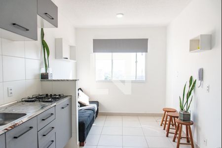 Sala/cozinha de apartamento à venda com 2 quartos, 34m² em Cambuci, São Paulo
