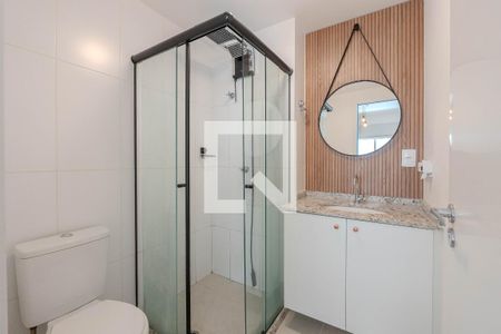Studio para alugar com 25m², 1 quarto e sem vaga Studio para alugar com 25m², 1 quarto e sem vagaBanheiro